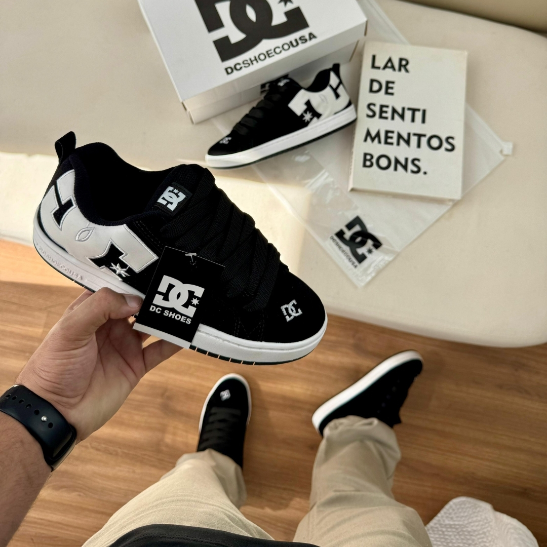 Produto: DC SHOES BLACK / WHITE
