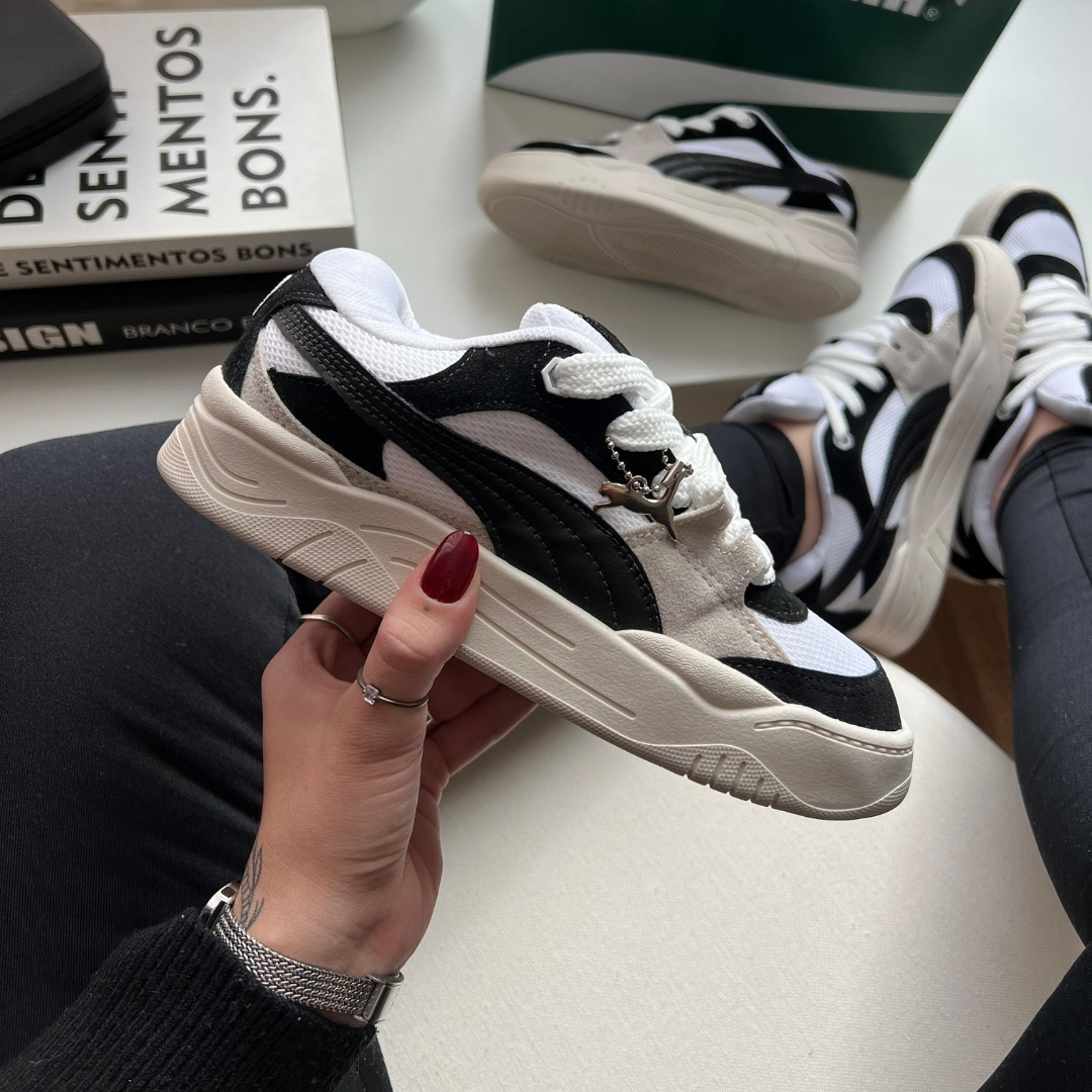 Produto: PUMA180 WHITE / BLACK